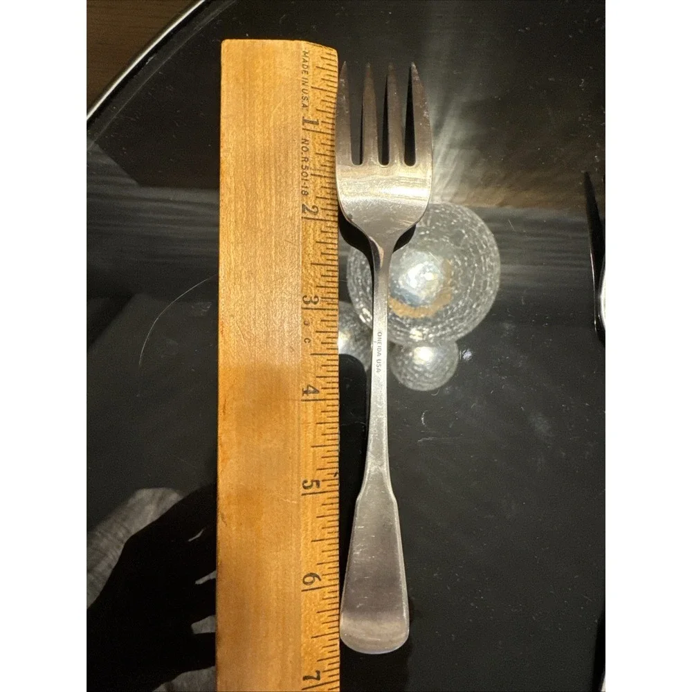 Oneida SSS COLONIAL BOSTON Stainless Dinner Fork 7 1/4 + Salad Fork